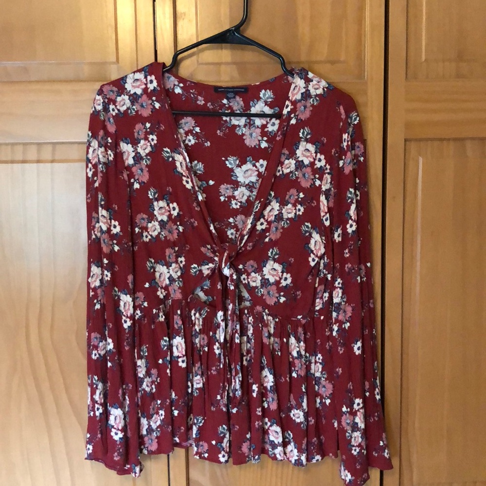 Front tie shirt